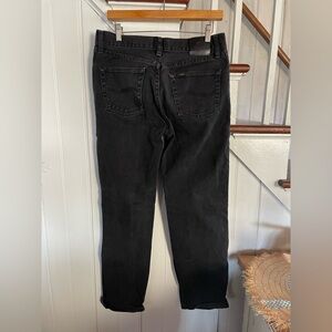 Lee Men's Black Slim Straight Jeans